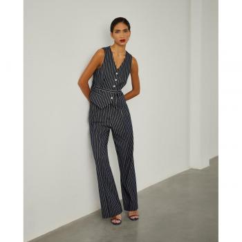Pantalón ancho Navy de mujer Lion of Porches