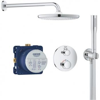 Grohe Grohtherm Concealed Shower Set Chrome XXL 250