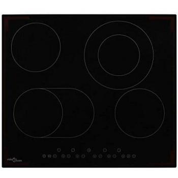 VidaXL Brand Ceramic Hob with 4 Touch-Control Burners, 6600W
