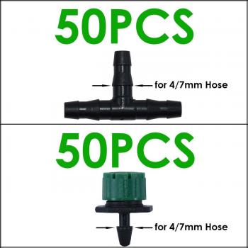 KESLA 50PCS Green Drippers for 1/4'' Hose