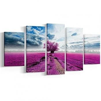 HOMEMANIA Panoramique – Tableau Multicolore 100 × 60 cm