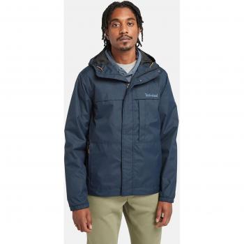 Timberland Men's Polyester Jacket, Blue, Size M