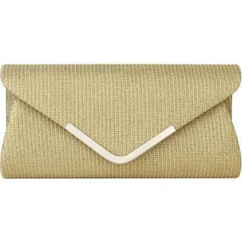 Bolsa Gema Negra‑Dorada