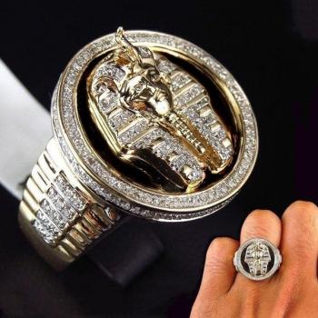 King of Egypt Luxury Gold Ring