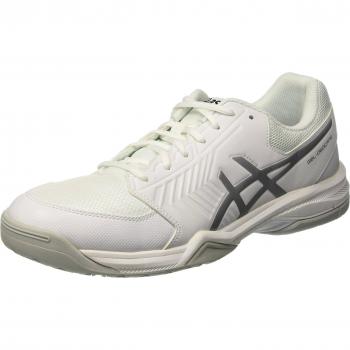Asics Gel-Dedicate 5, Zapatillas de Tenis para Hombre, Blanco/Silver