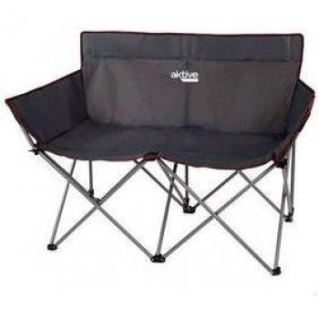 Sofá Plegable para Camping Aktive 2 Personas 107x63x88 Cm
