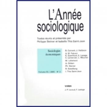 Année sociologique 2005, vol. 55 (2)