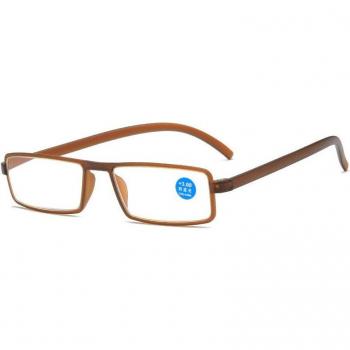 Zilead Lite Retro – Lunettes de Lecture pour Personnes Âgées, Monture Carrée, Couleur Ultralégère, Anti-Bleu, +1.0 à +4.0