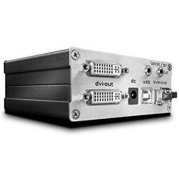 Émetteur Fibre KVM LINDY DVI‑D et USB 2.0 – Rallonge 500 m écran-clavier-souris