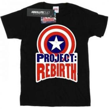 Marvel Captain America Rebirth Baumwoll-T-Shirt für Mädchen