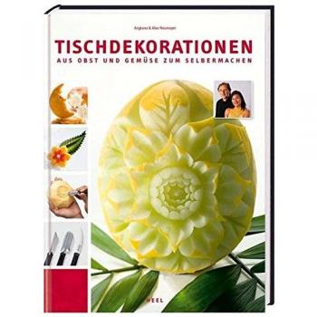 Tischdekorationen aus Obst und Gemüse