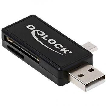 Micro USB OTG Kartenleser + USB A Stecker
