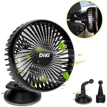 Ventilador de Coche con Ventosa DIKI