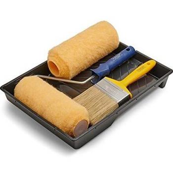 Hamilton 9 Masonry Brush and Roller Set with Tray