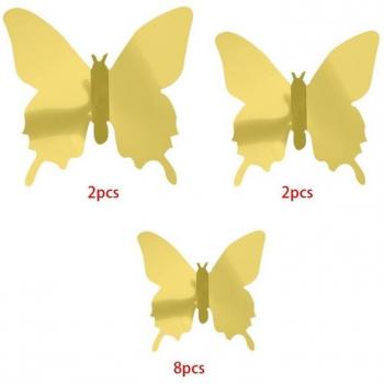 Papillon Miroir Mural Art Mariage
