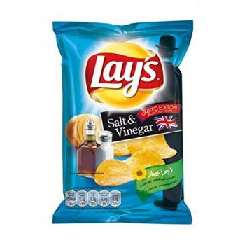 Lays Knusprige Salz & Essig Chips – 48×27,5 g