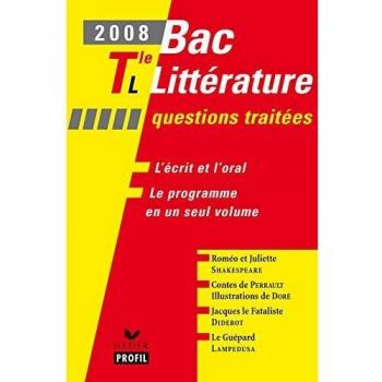 Bac littéraire Tle L