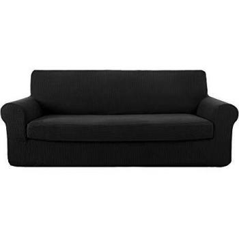 Deconovo Anti-Slip Spandex Sofa Cover 2-Piece Small Checks