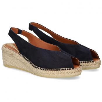 Sandalias Cuña Mujer Azul Marino Viguera 36