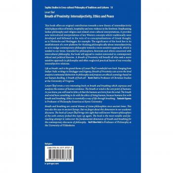 Breath of Proximity: Intersubjectivity, Ethics and Peace (Sophia Studies in Cross-cultural Philosophy of Traditions and Cultures)