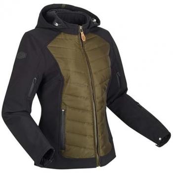 Natcho 2 Chaqueta de Moto para Mujer Segura en Negro Marrón