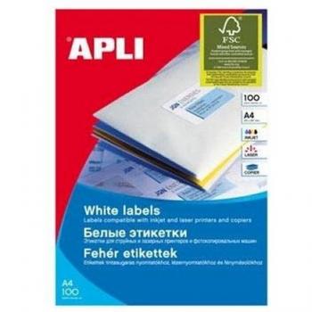 Etiquetas adhesivas Apli 100 Hojas 199,6 x 2