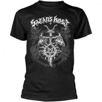 Camiseta Anfitrión de Satan L Negra Unisex