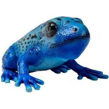 Handcrafted Blue Woodpecker Figurine