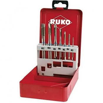 Ruko-245057-juego de 7 machos máquina m din 371 / 376 hss rectificados tipo b