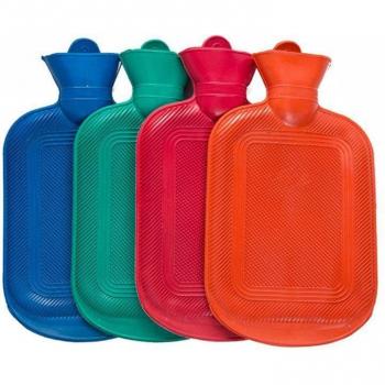 Bouteille en caoutchouc pour chaleur