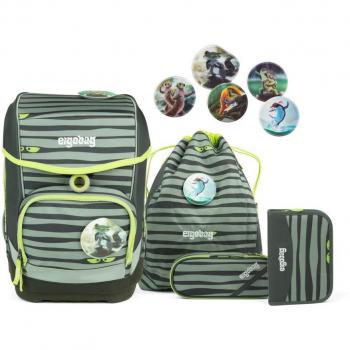 Ergobag Super NinBär 9K0 Schulranzen‑Set (5 Stück)