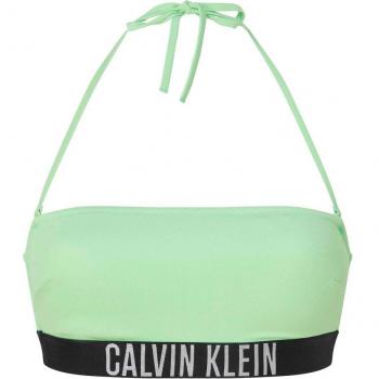 Maillot Haut CK Logo Vert Noire Femme – Moyen