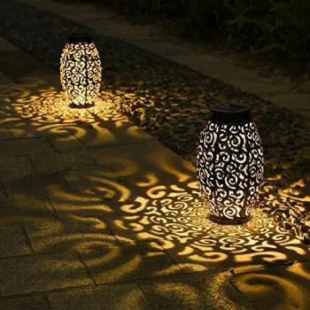 Garten-Solarlaterne Tomshine – 2 Stück, wetterfest und energiesparend