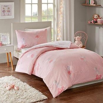 100% Cotton Amelia Reversible Princess Motif Bedding Set – Pretty Pink, 2 pcs