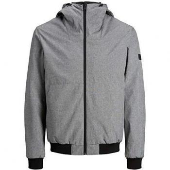 Chaqueta con capucha Jack & Jones para hombre en gris