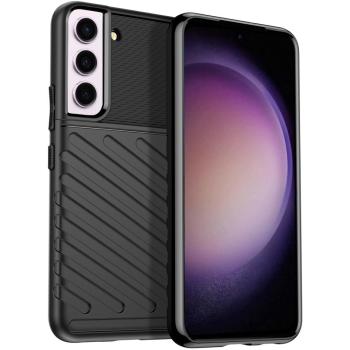 Impact‑Resistant SpaceCase für Samsung Galaxy S23+ – schwarze Smartphonehülle