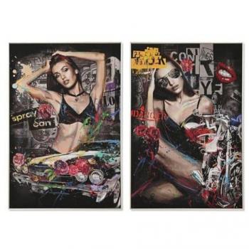 Essence Urbaine Cadre Noir 80 cm × 120 cm – Lot Double