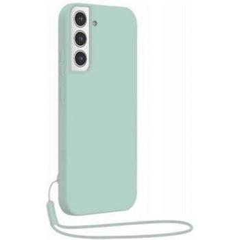 Komsa Dėklas mit Rückentextil-BIGBEN für Samsung S22+ MIETOWY (Samsung Galaxy S22+ 5G), Mobiltelefonhülle, Blau