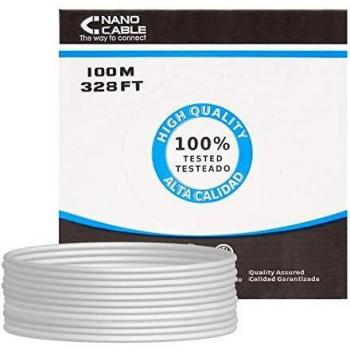 Cat5e 100 m F‑UTP (FTP) Cable – NANOCABLE 10.20.0302 – Grey