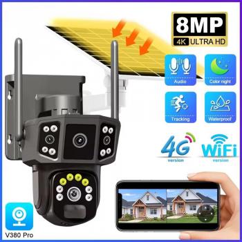 Système de Surveillance Extérieure 4K 8MP WiFi CCTV
