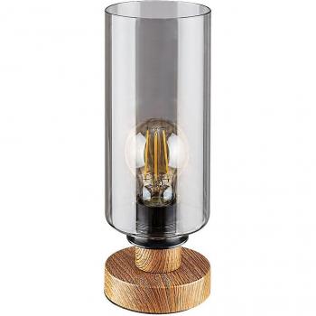 Lámpara de Mesa Estilo Moderno Tanno de Metal y Cristal E27
