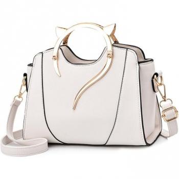Luxus Schultertasche für Frauen mit Reißverschluss