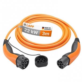 Cable de carga para vehículos eléctricos 3 m tipo 2