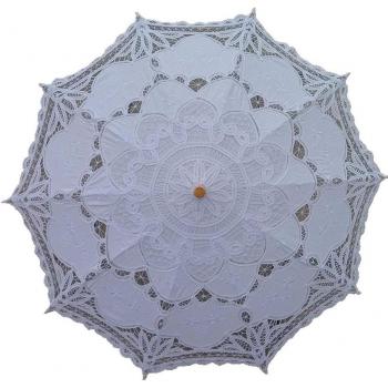 Wedding Decoration Umbrella with Wooden Handle