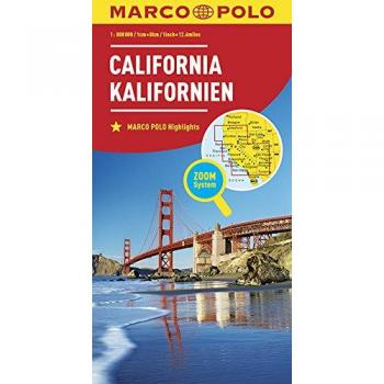 Collectif Marco Polo Länderkarte Kalifornien 1:800 000 (Marco Polo Länderkarten)