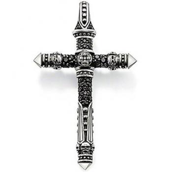 Colgante de hombre cruz de plata 925 Thomas Sabo