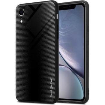 Protection Premium iPhone XR : Coque Opale Noire avec Silicone TPU & Verre Trempé