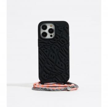 BIMBA Y LOLA Silicone iPhone 14 Pro Max Case in Black