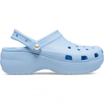 Crocs Plateaschuh Classic Pearl Platform – Blau (211231)
