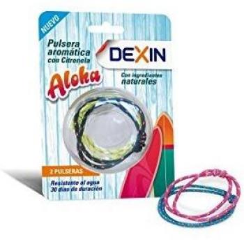 Dexin pulsera anti mosquitos aloha 2 unidades